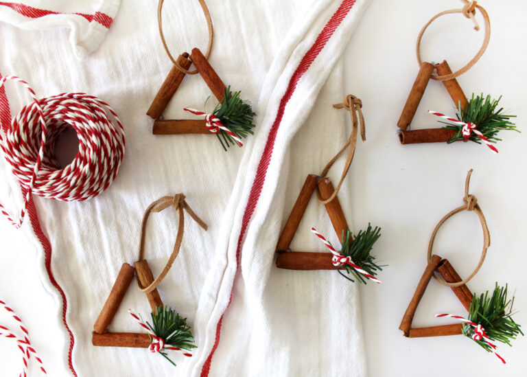 Rustic Triangle Cinnamon Ornaments Craft