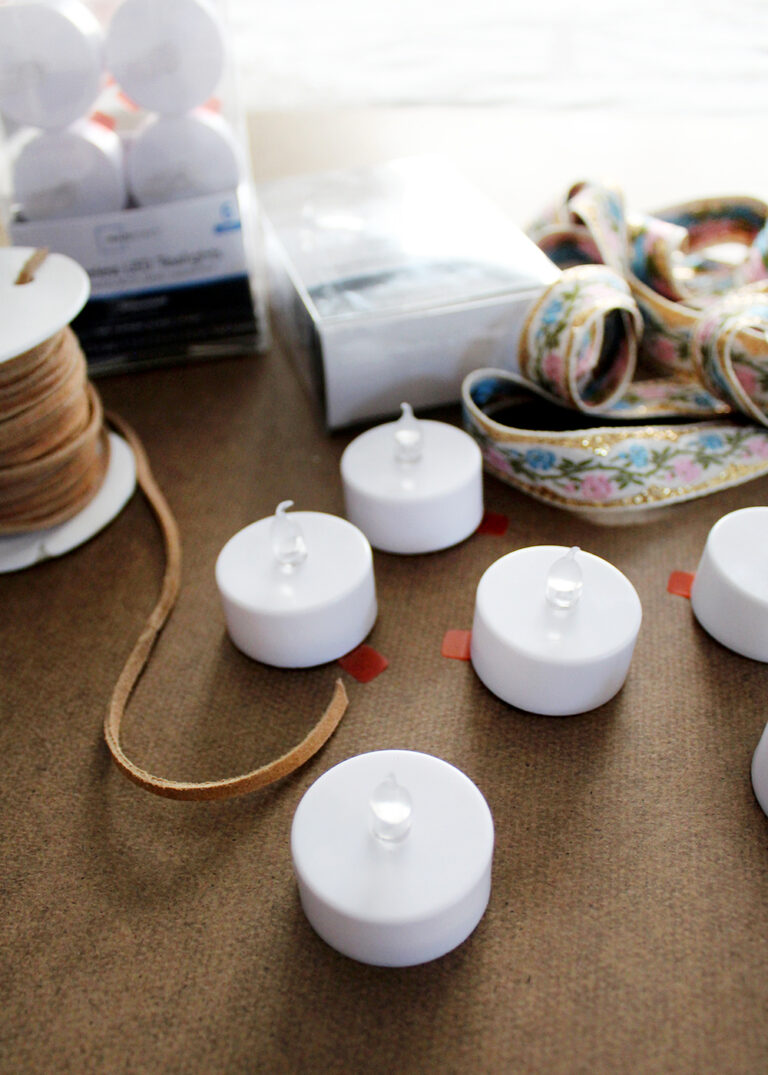 How to Make Mini Tealight Ornaments